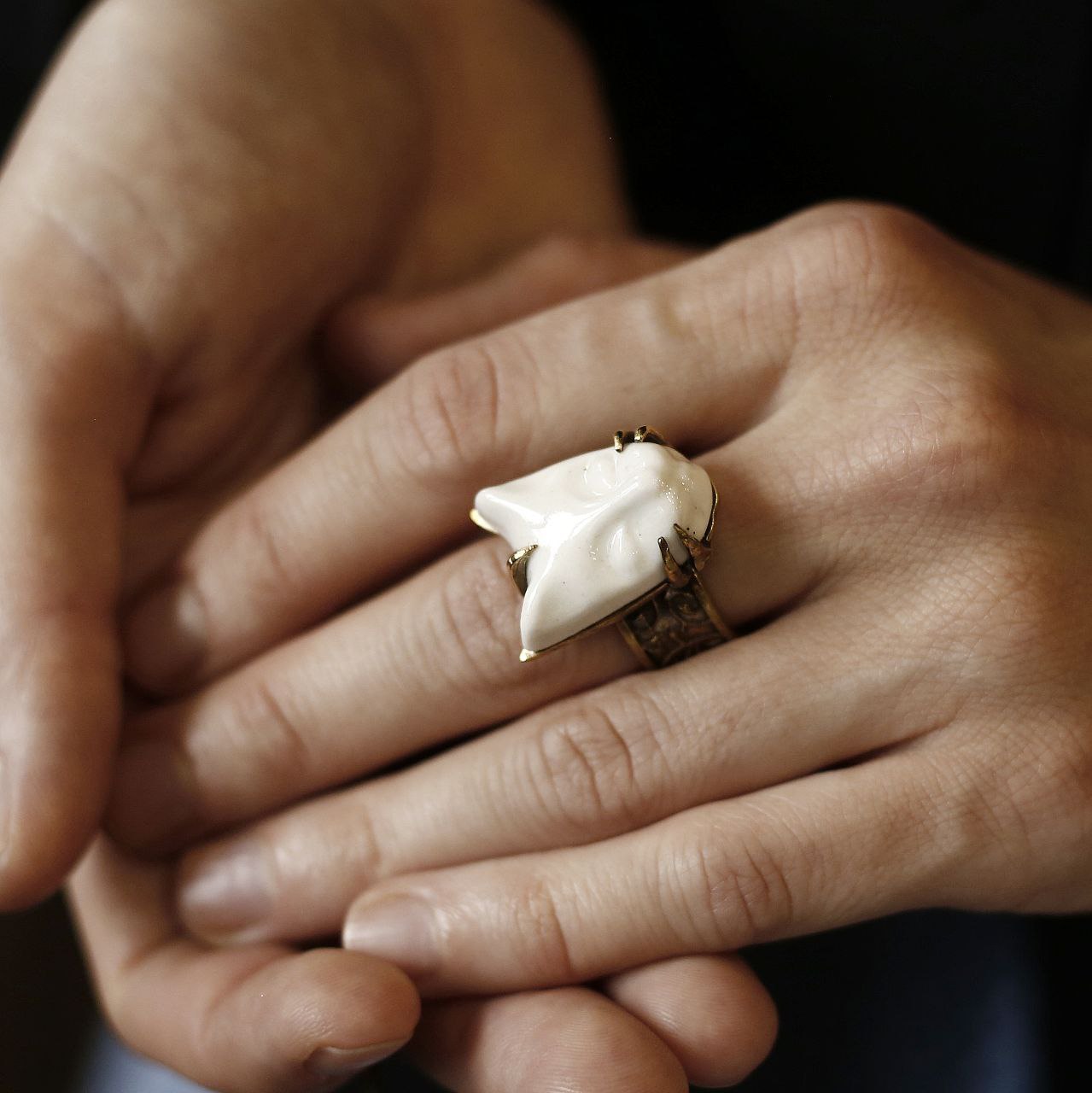 Кольцо "Кошка" маленькое