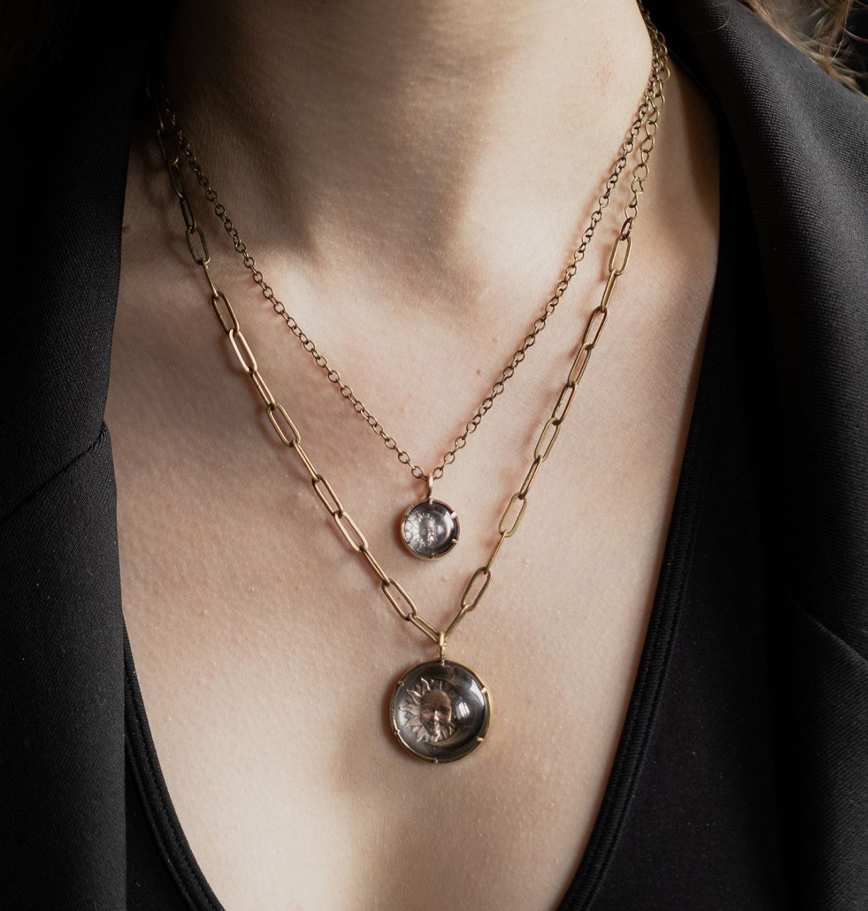 Подвеска "СолнцеЛуна"  малая