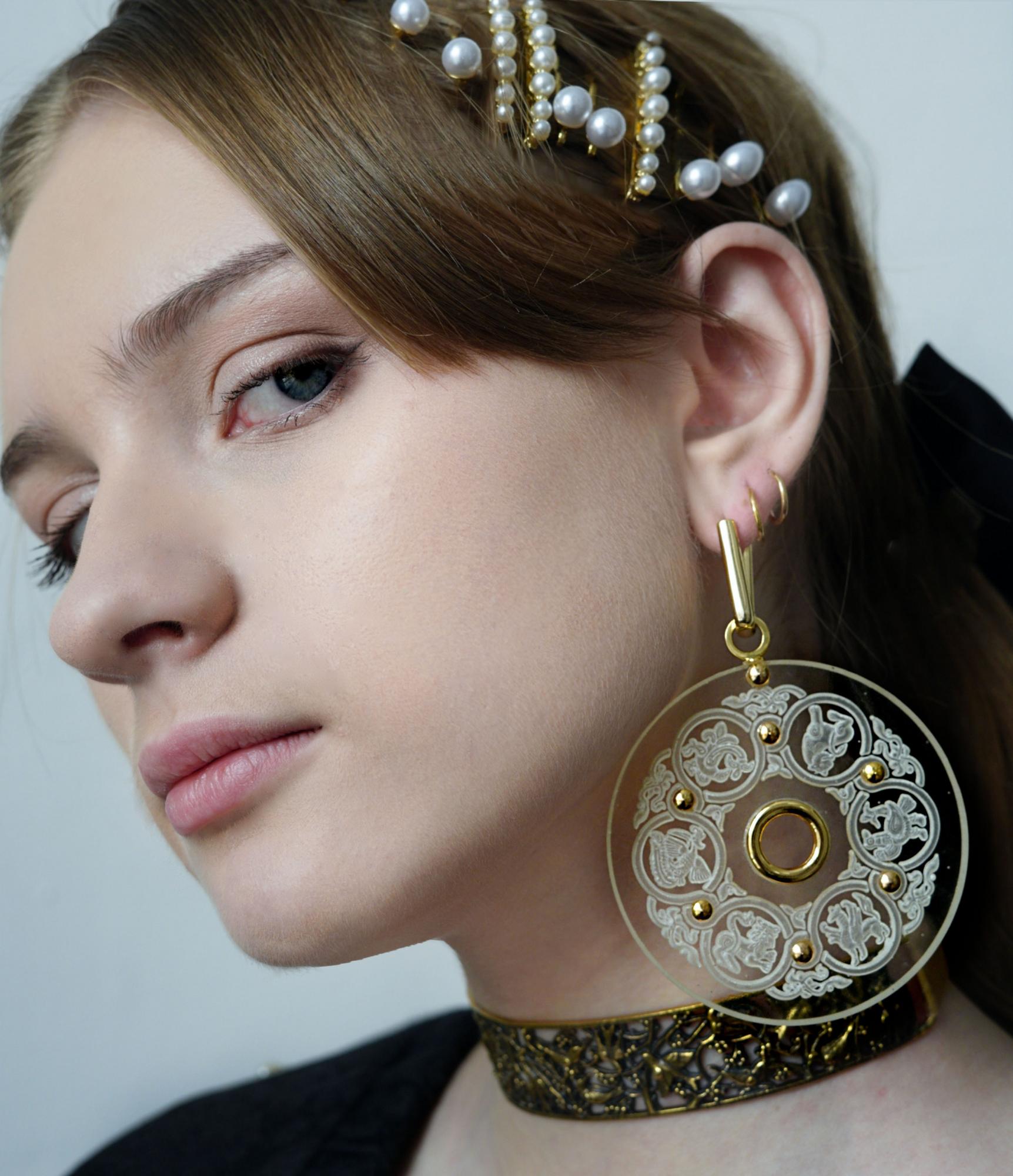 Моносерьга трансформер "Бестии"