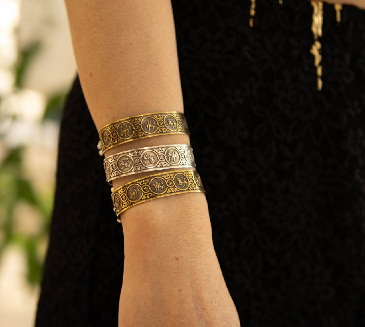 Браслет "Явное" в бронзе