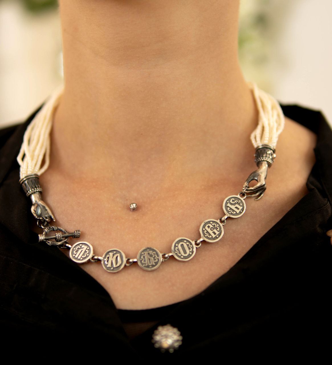 Колье "В моих ладонях любовь"