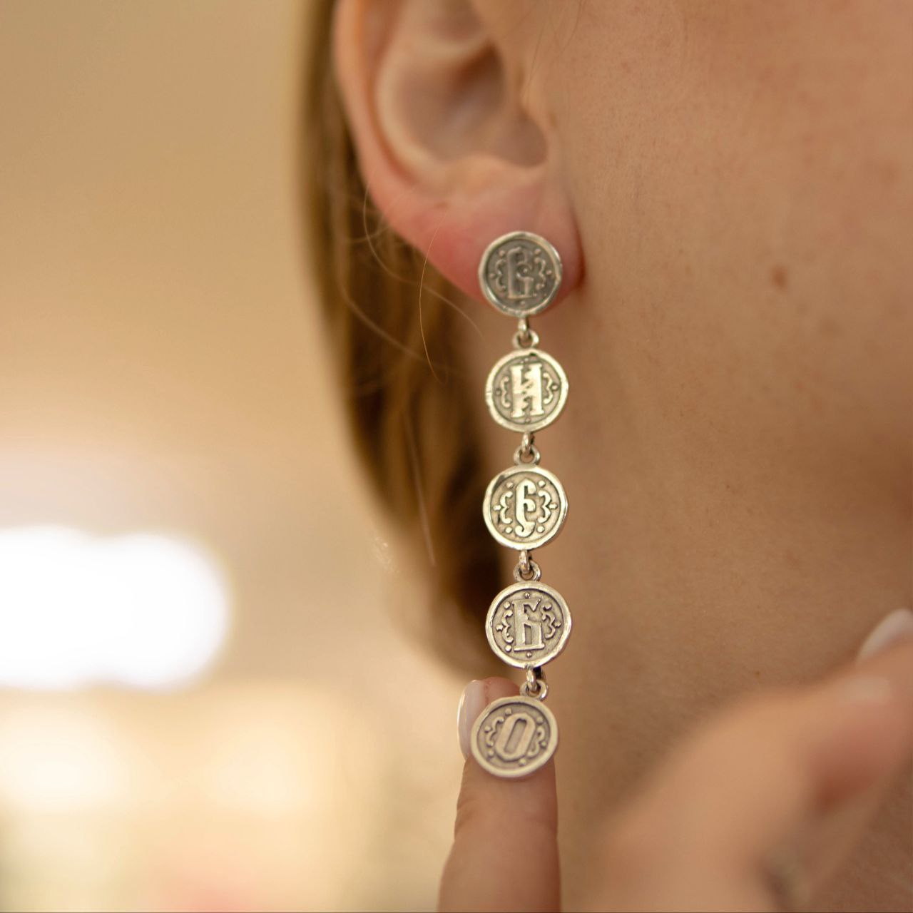 Серьги "Птаха в небо"