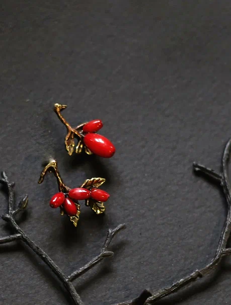 Серьги "Барбарис"