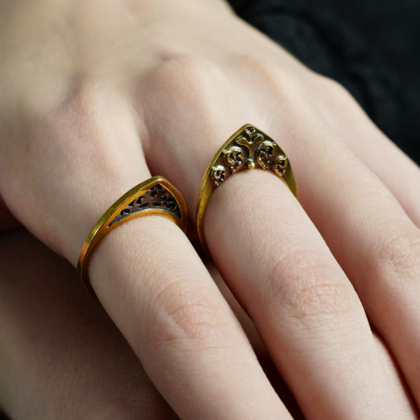 Кольцо "Кокошник" малое