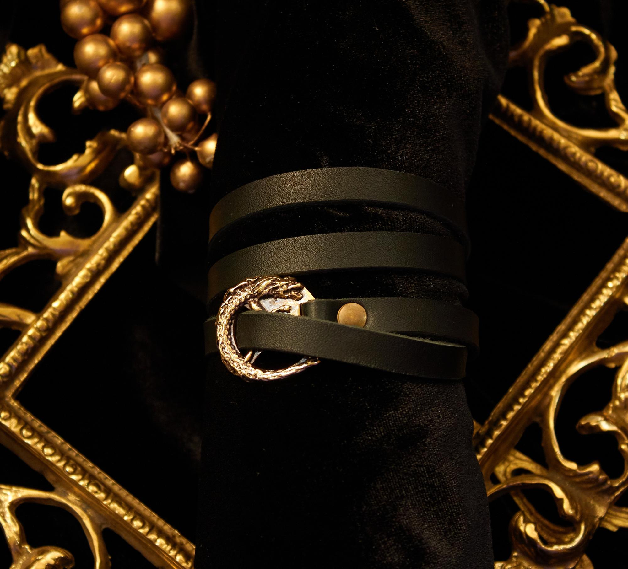 Браслет "Хозяин реки" в бронзе