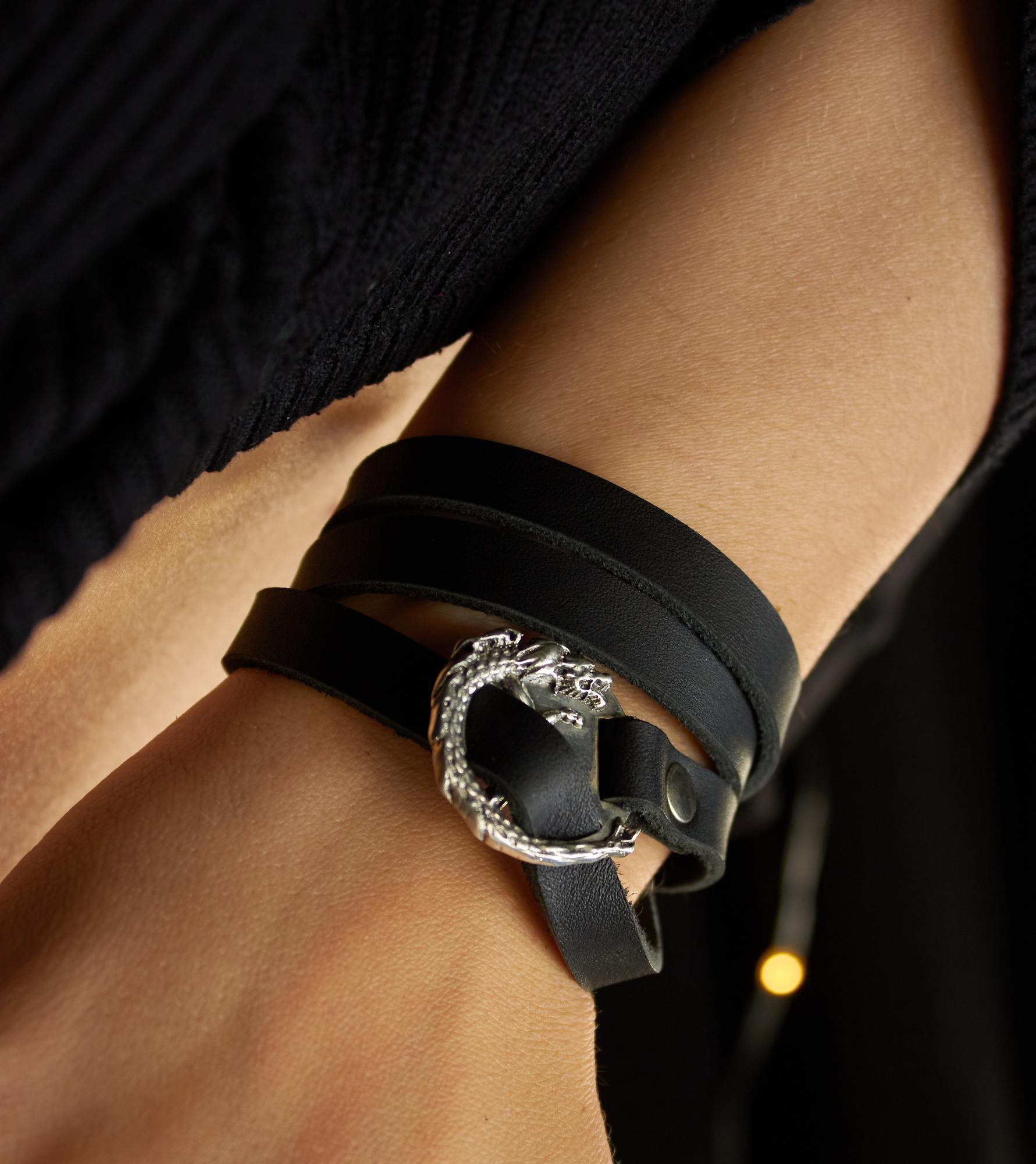 Браслет "Хозяин реки" в серебре