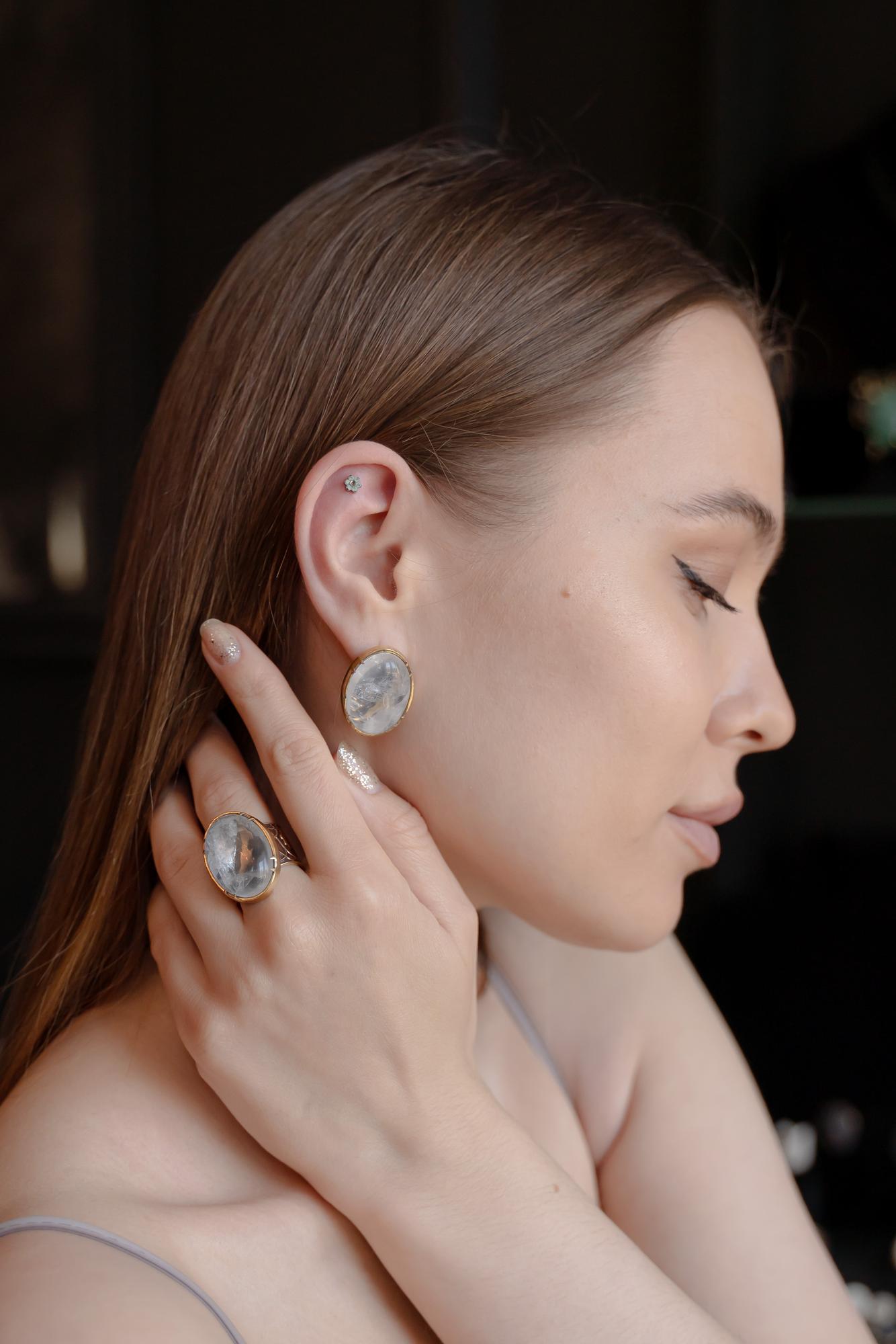 Серьги "Байкал" большие