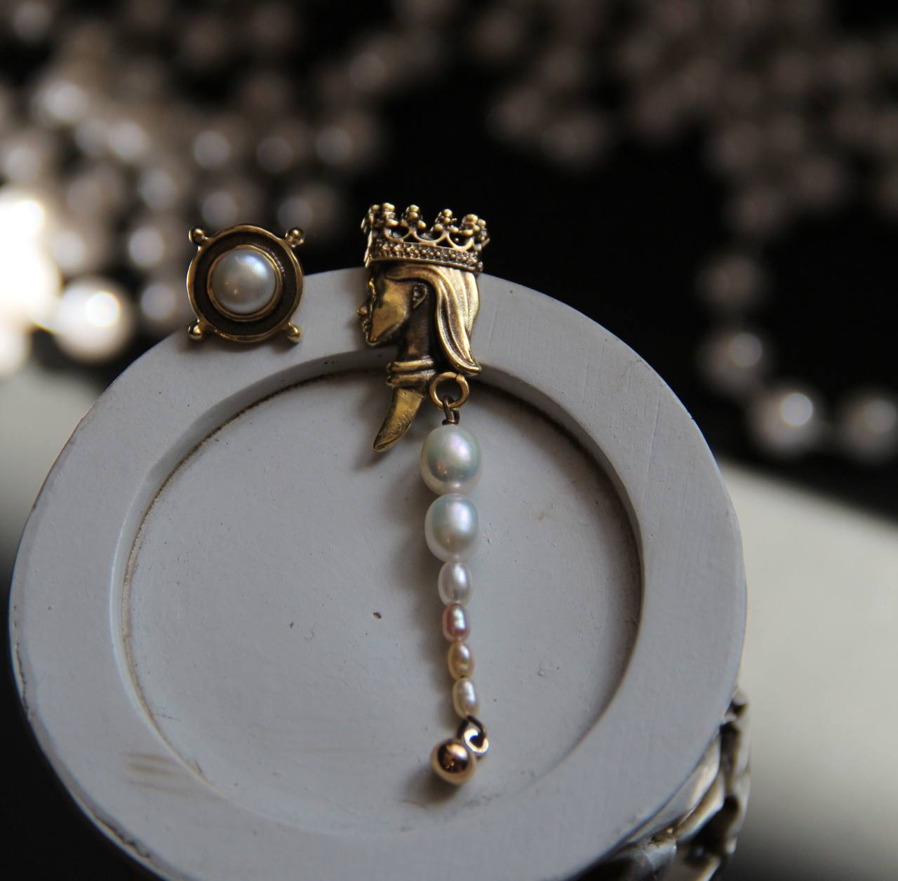 Серьги "Алконост" малые