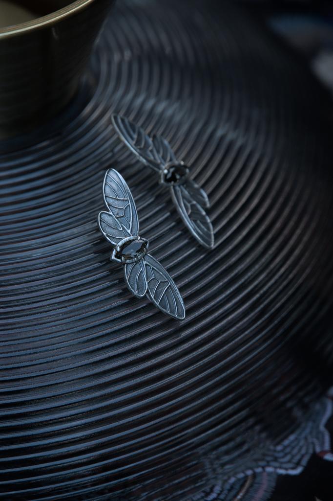 Серьги "Мотыльки"