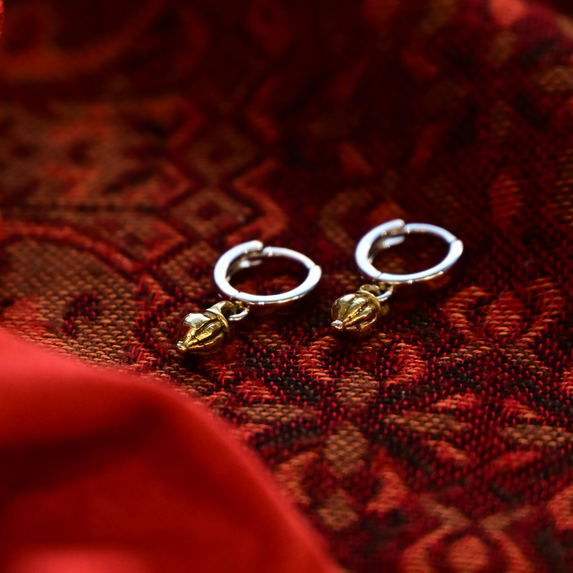 Серьги "Фонарики" №2