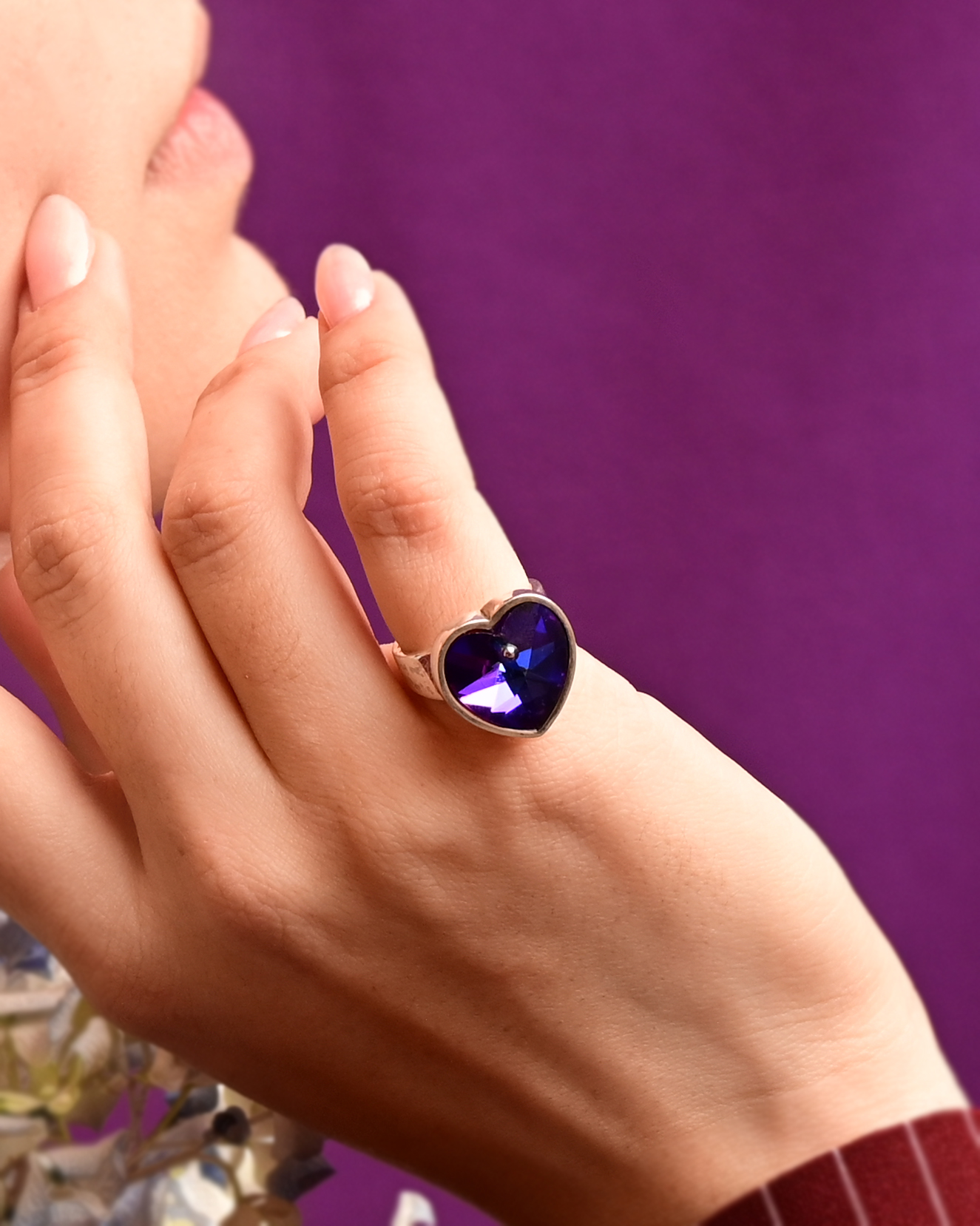 Кольцо "Антуриум"