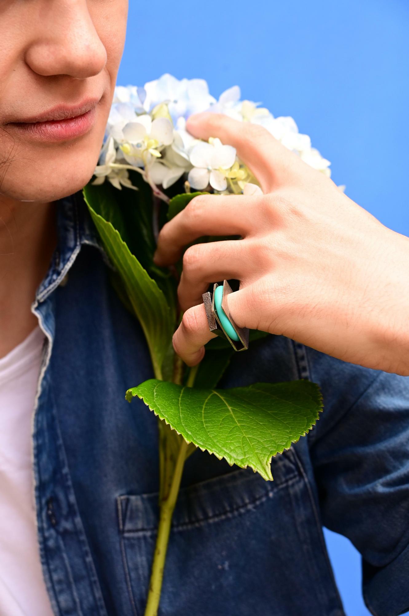 Кольцо "Гербера"