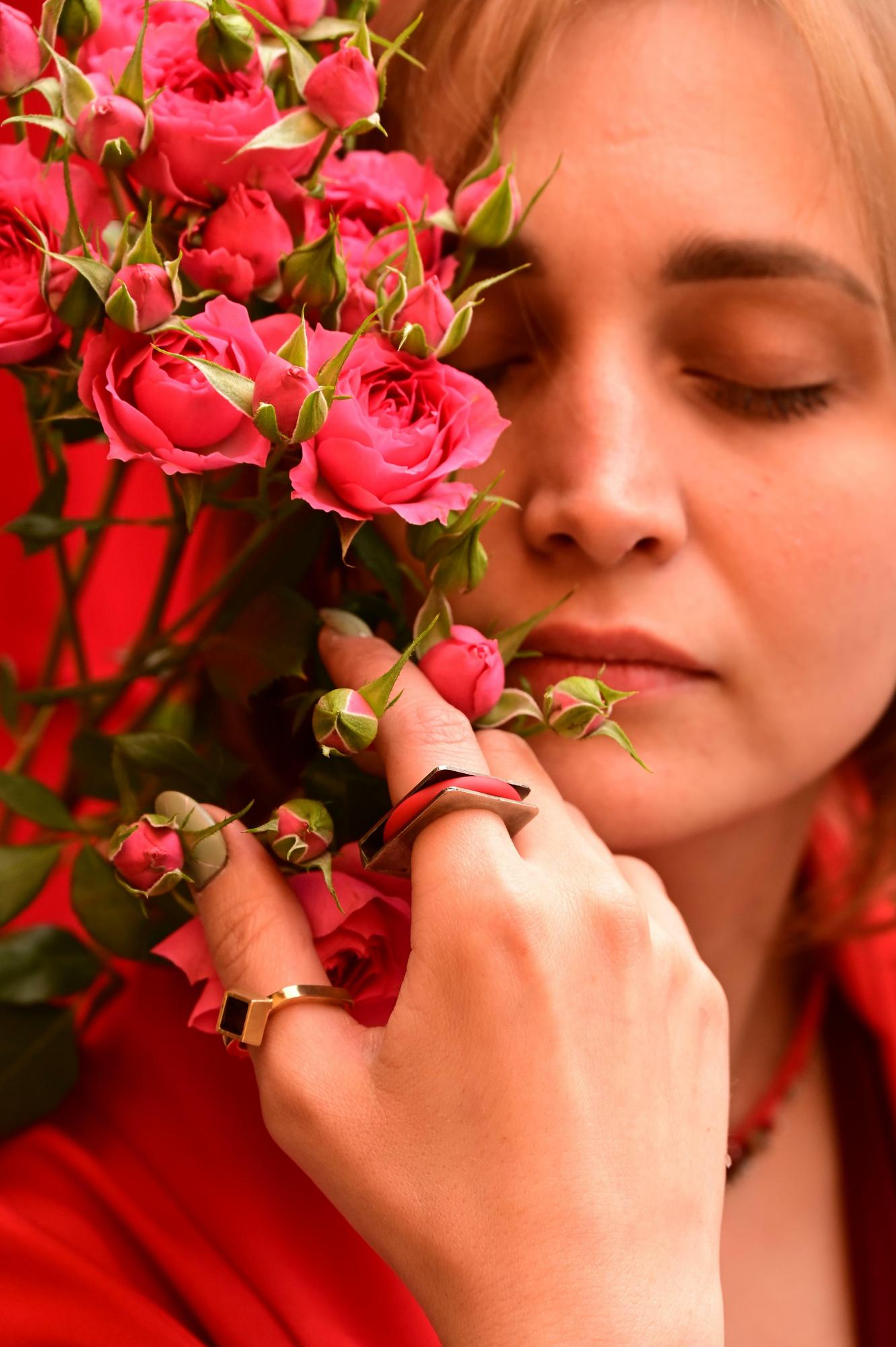 Кольцо "Гербера" №2