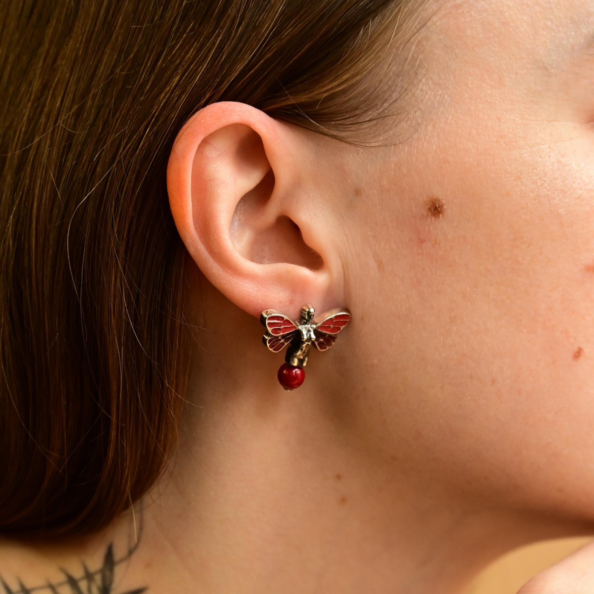 Серьги "Фея цветов" в ассортименте