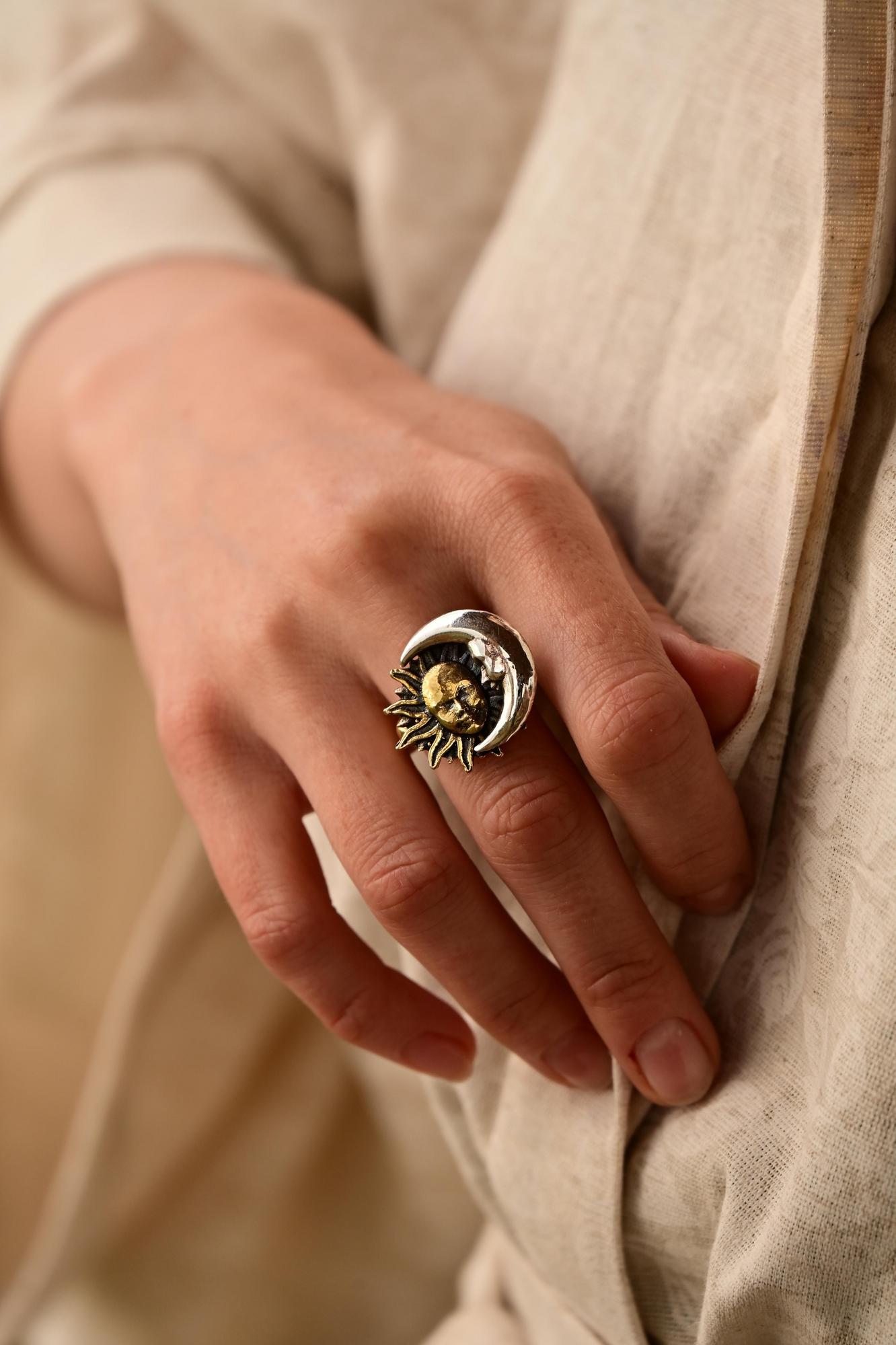 Кольцо "СолнцеЛуна"