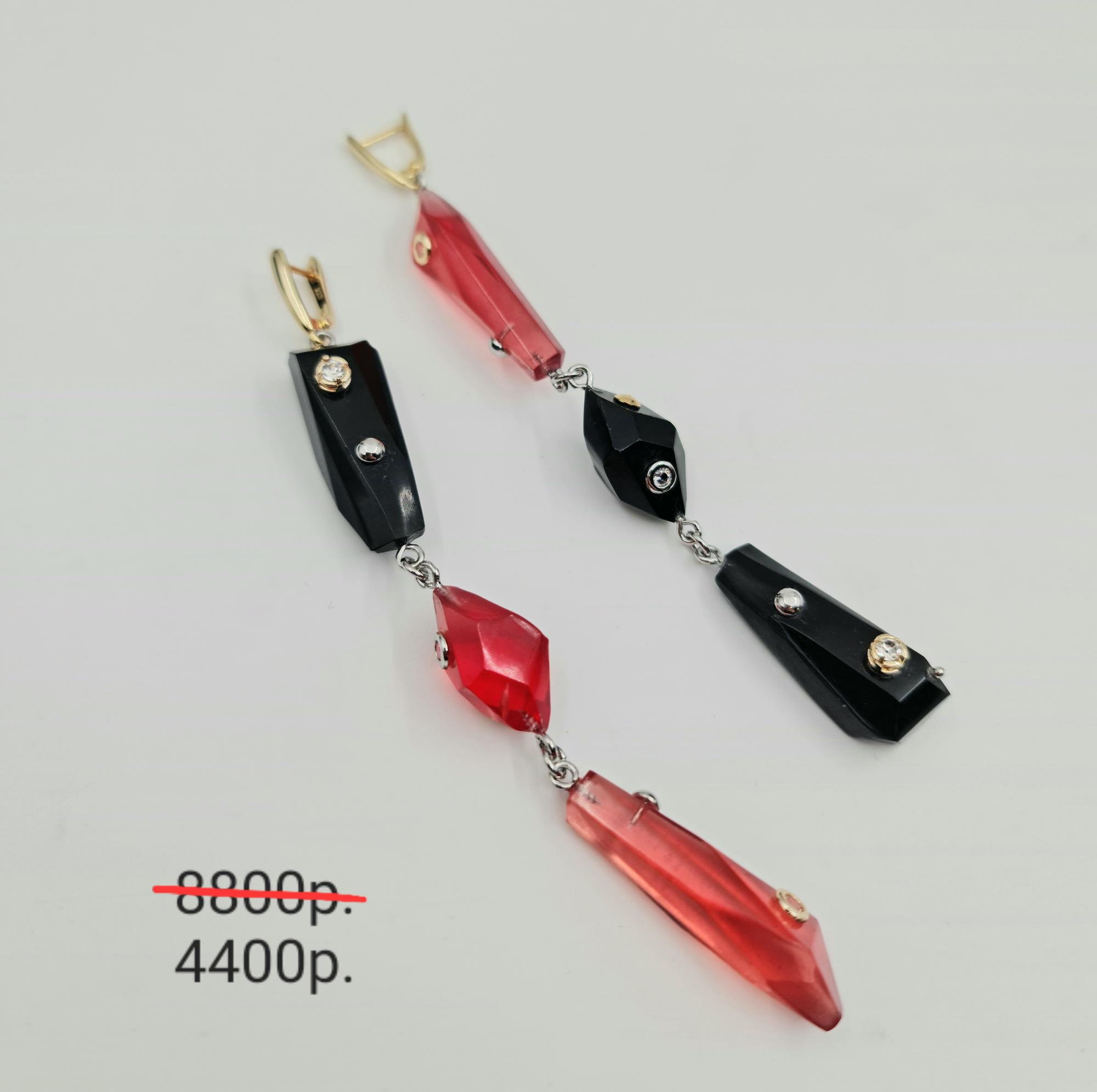 Ассиметричные серьги "Стендаль 2" -50%