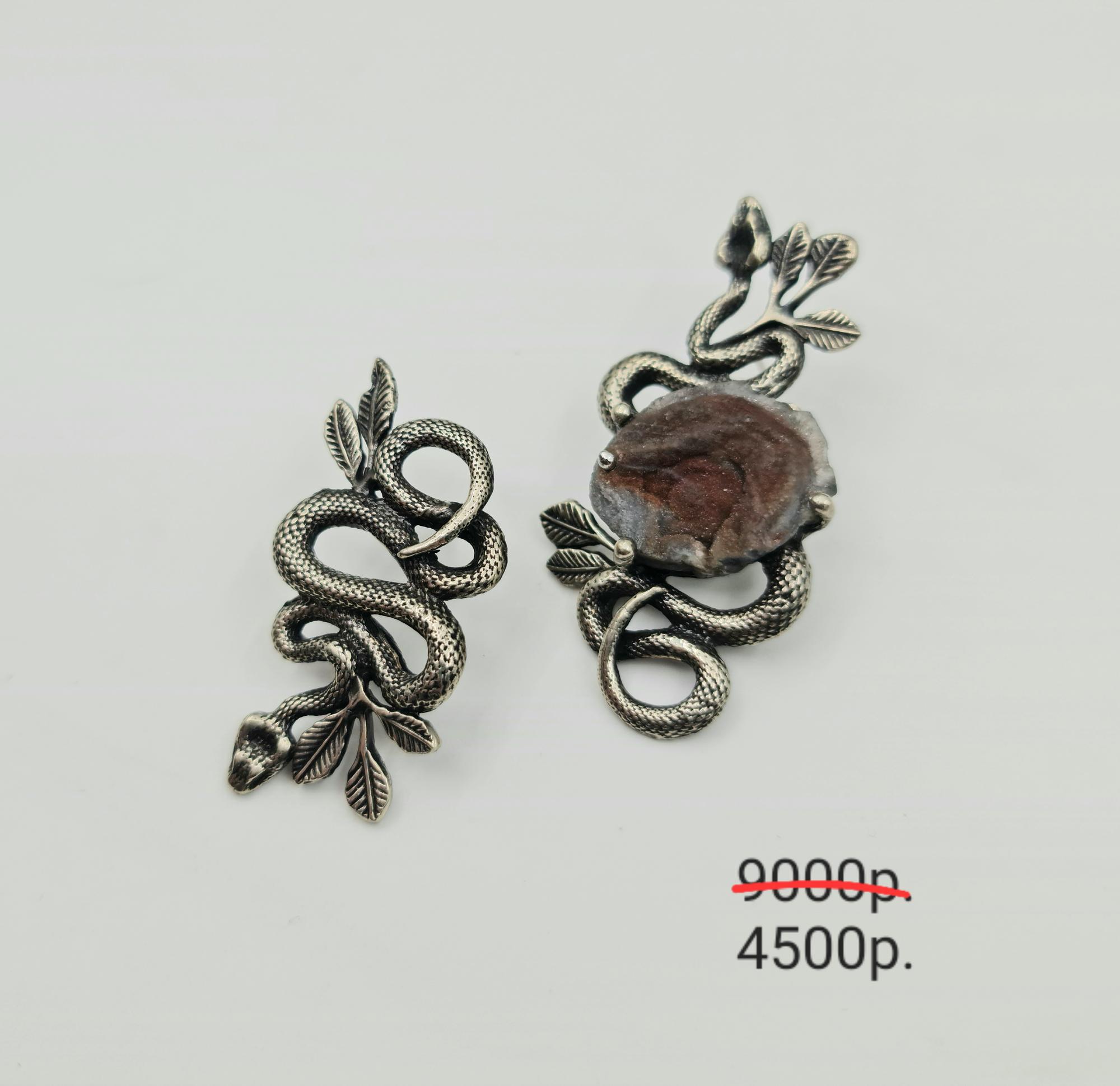 Ассиметричные серьги "Манаса" - 50%