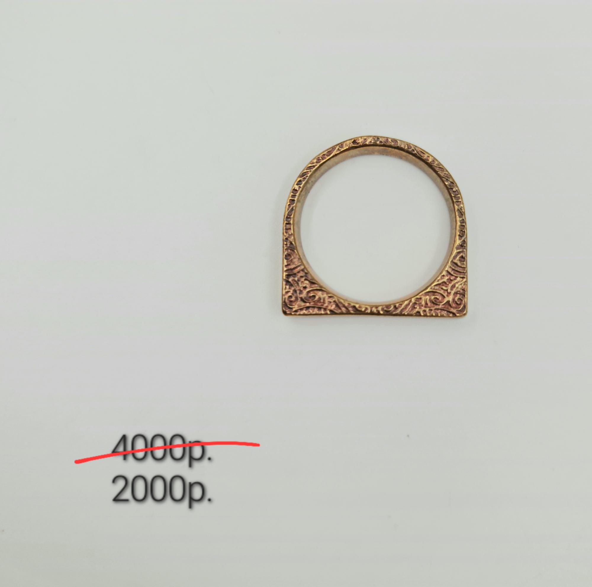 Кольцо "Тонкие грани" -50%