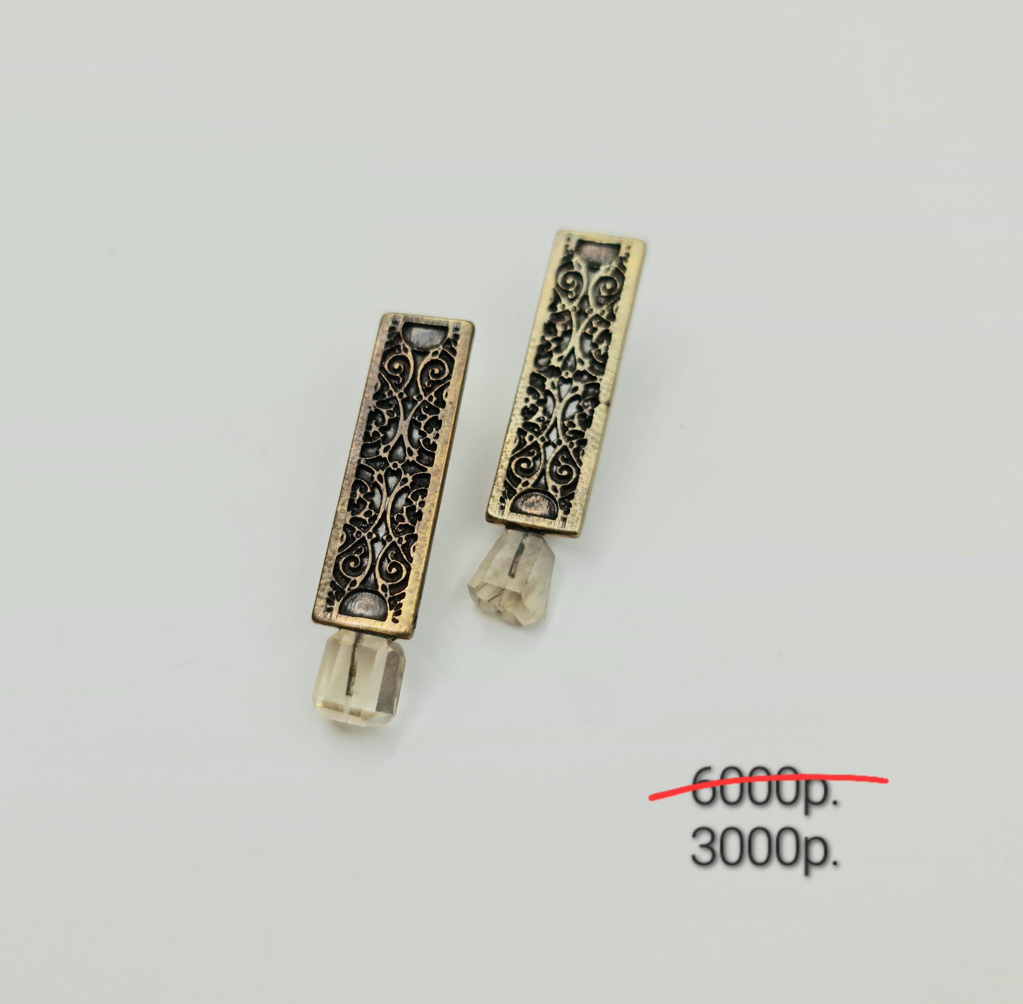 Серьги "История" -50%