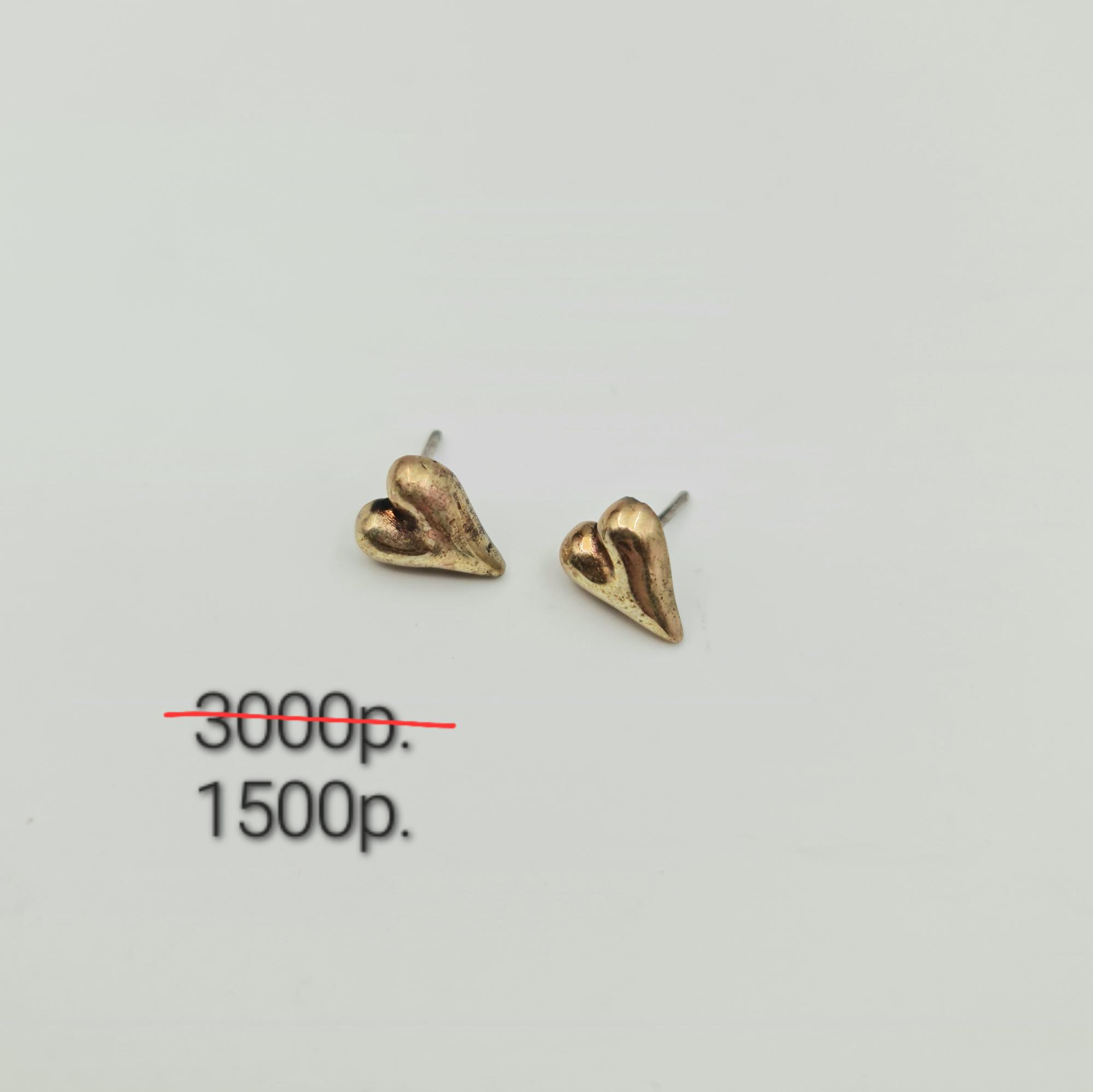 Серьги "Сердечко" -50%