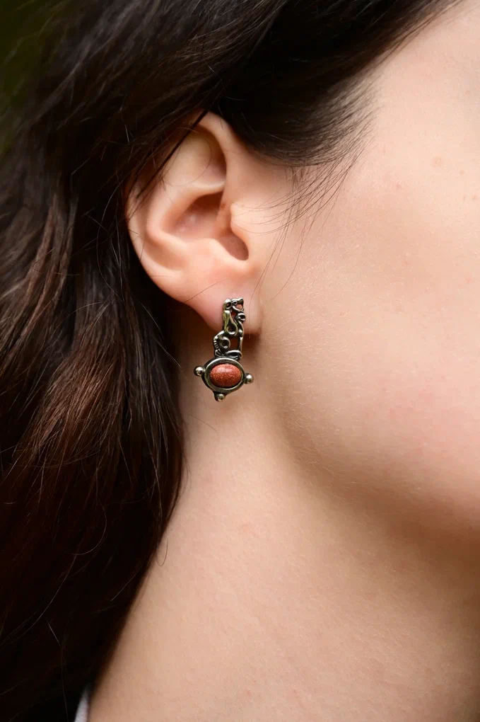 Серьги "Хищница"