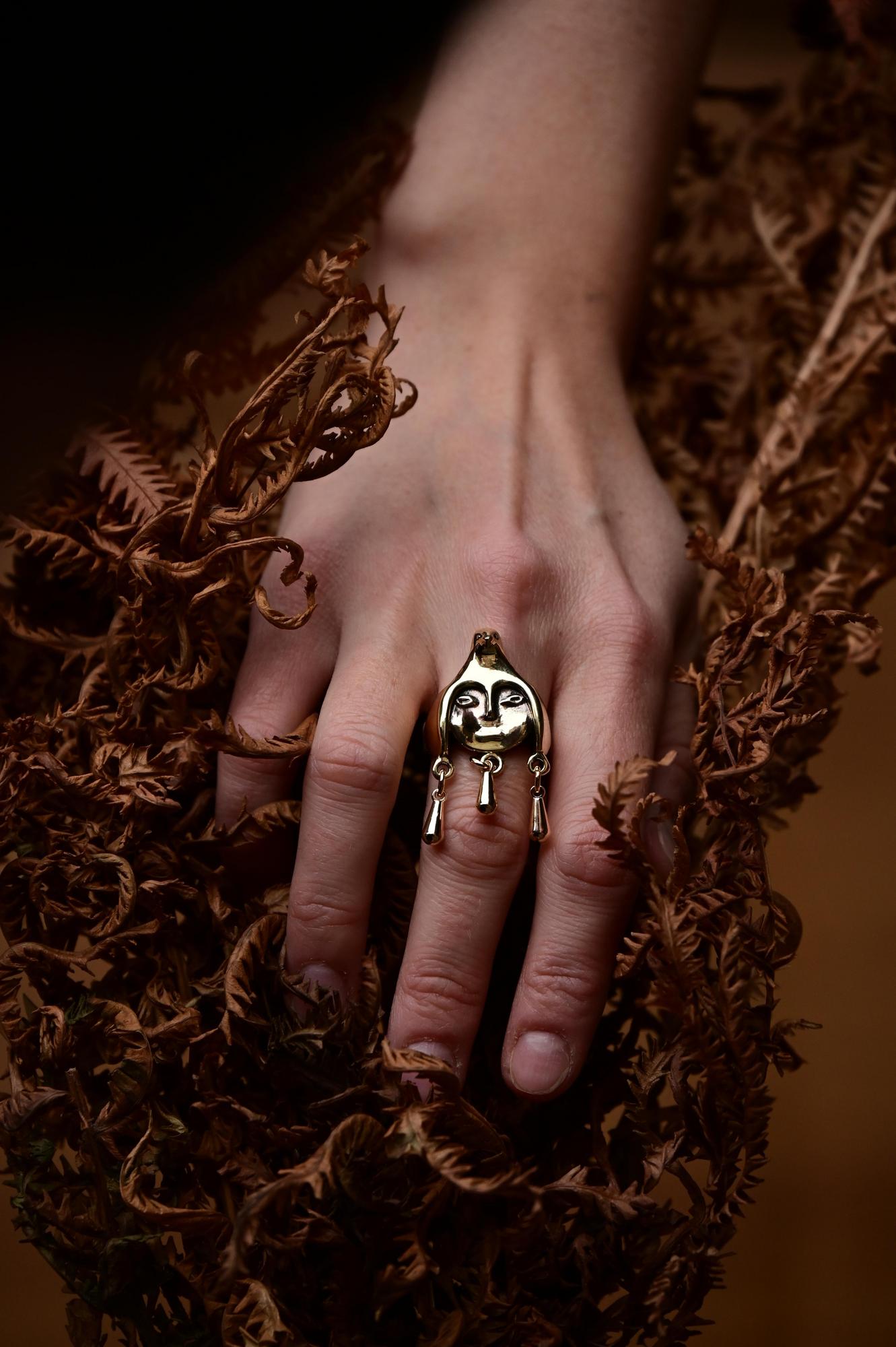 Кольцо "Воин в маске орла"