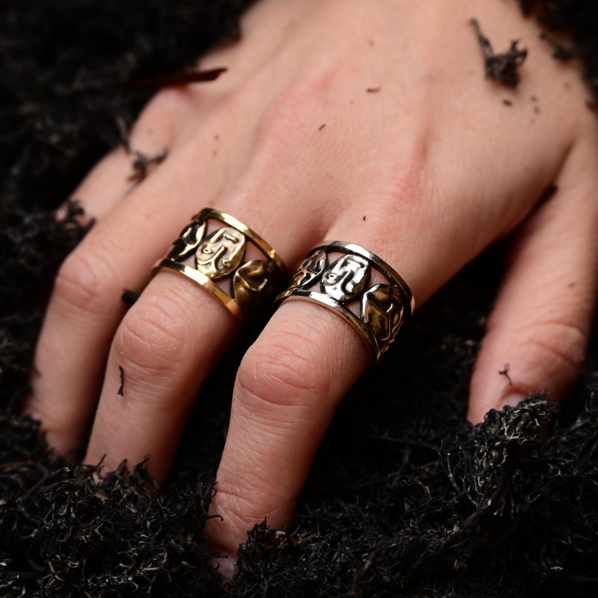 Кольцо "Три шамана"