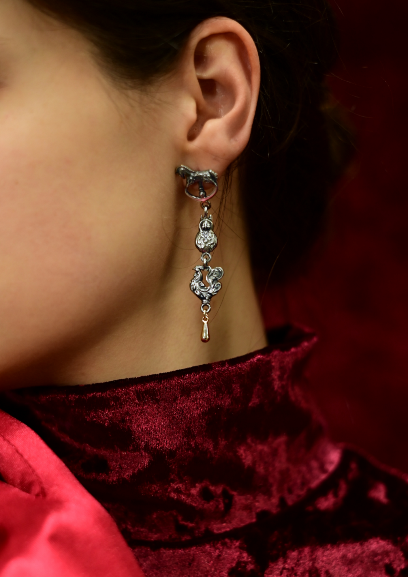 Серьги "Любимые игрушки моей бабушки 2"