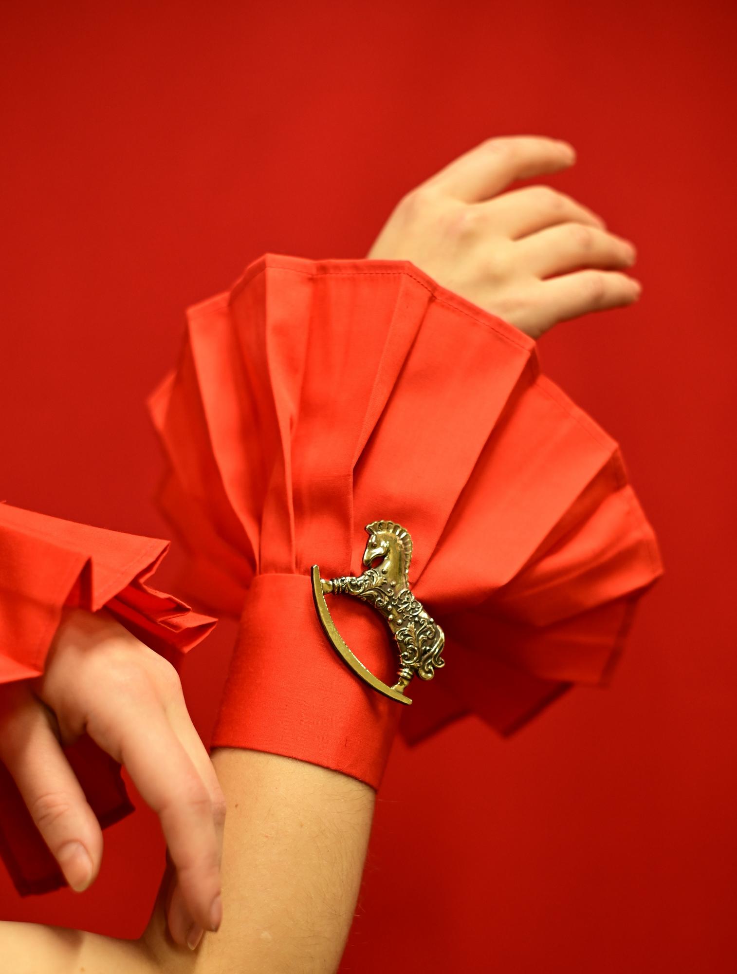 Брошь "Лошадка" из бронзы