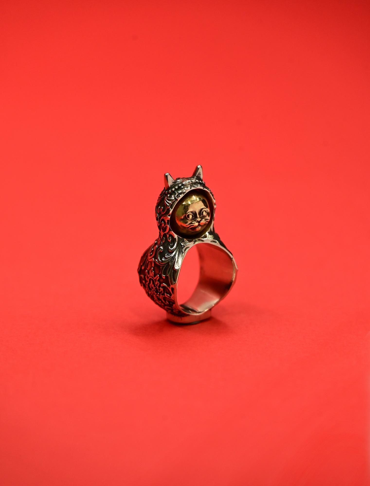 Кольцо "Киса в Кичке"