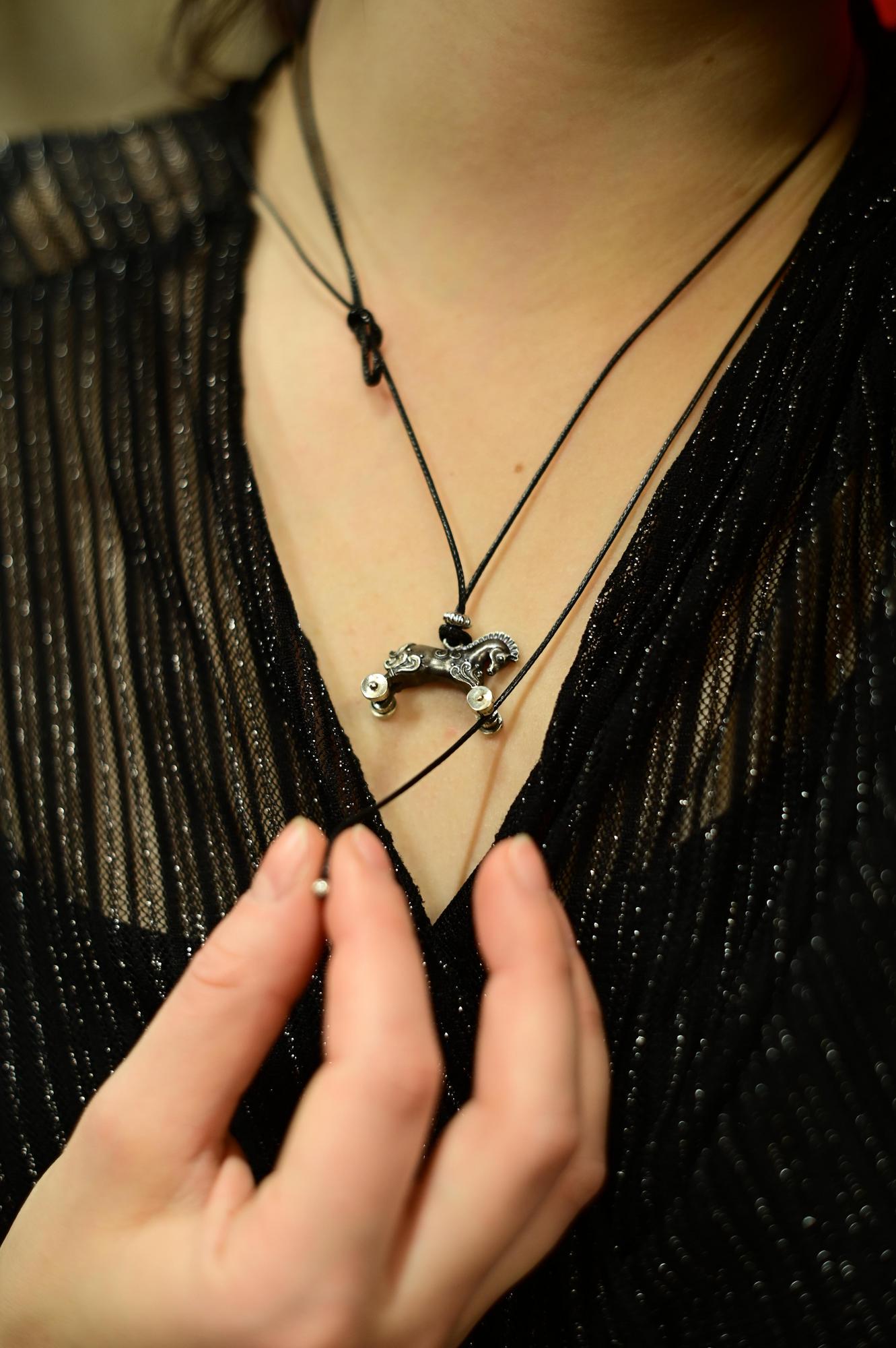 Подвеска "Моя Хорошая" в мельхиоре большая