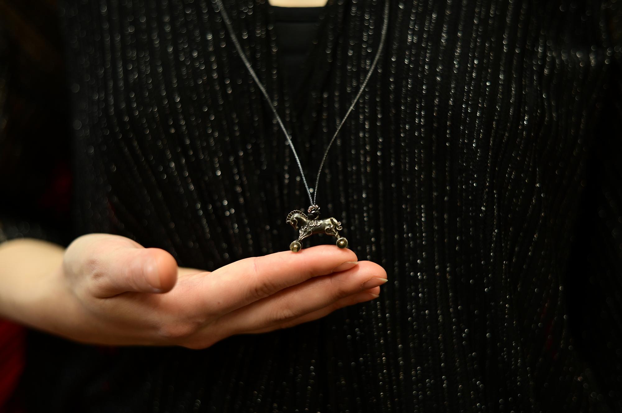 Подвеска "Моя Хорошая" в мельхиоре малая