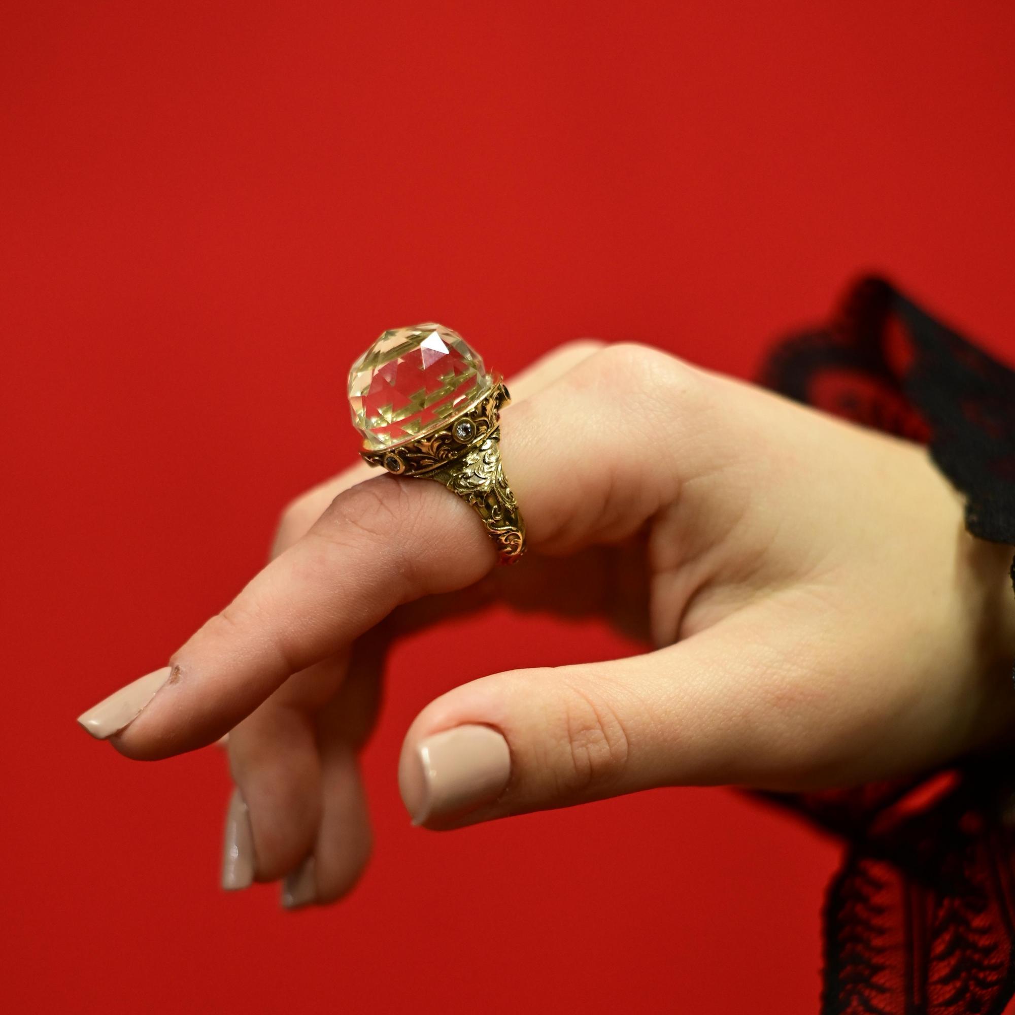 Кольцо "Сердце Кая" из бронзы