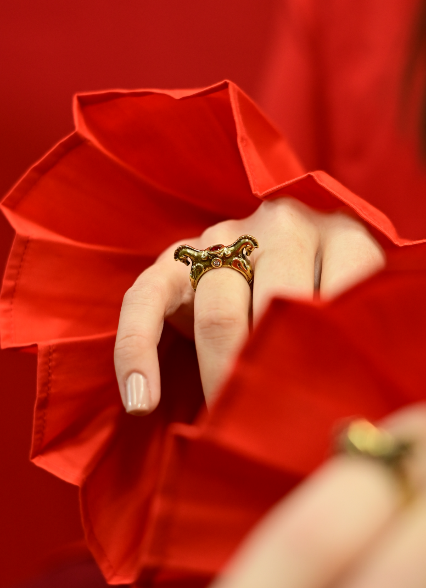 Кольцо "Сказки на ночь 2" в бронзе