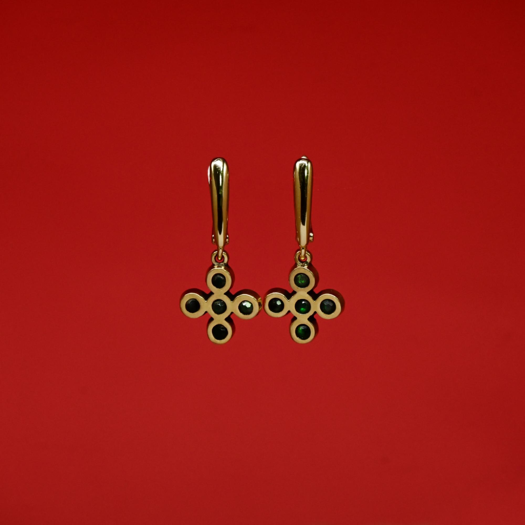 Серьги "Звезда Рождества"