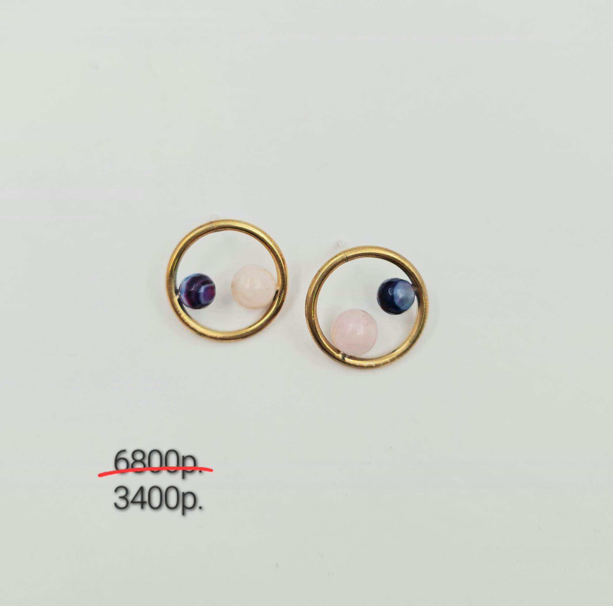 Серьги "Планеты" -50%