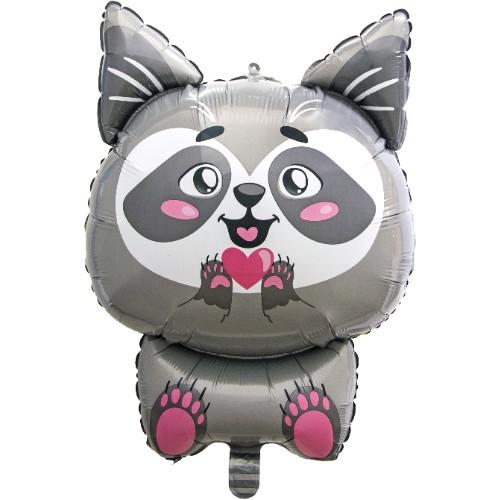 ШАР-ФИГУРА "ЕНОТИК С СЕРДЕЧКОМ"