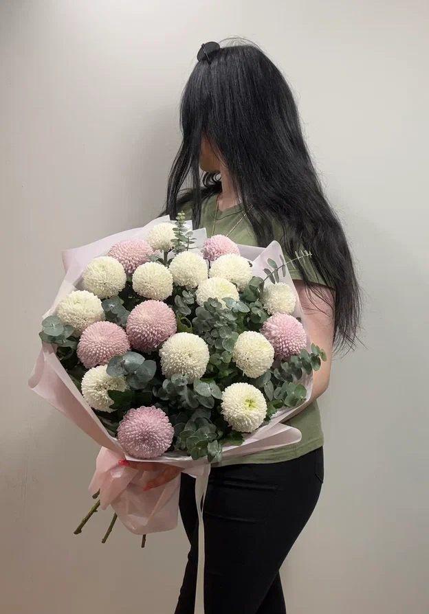 МОНОБУКЕТ ОДНОГОЛОВЫХ ХРИЗАНТЕМ