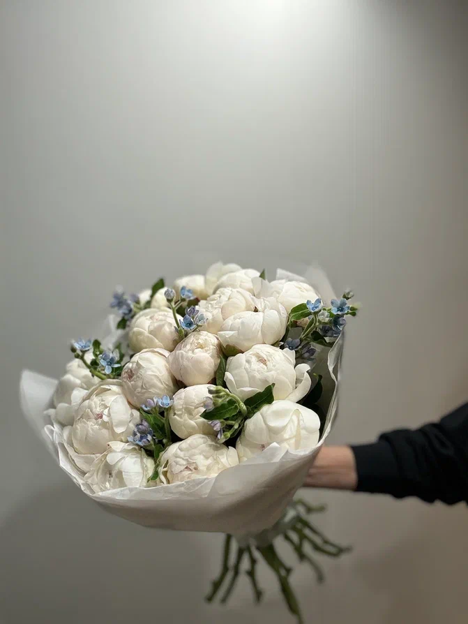 ДУОБУКЕТ ПИОНОВ И ОКСИПЕТАЛУМА