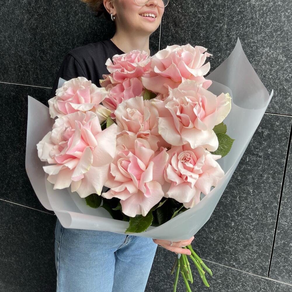 МОНОБУКЕТ РОЗОВЫХ РОЗ