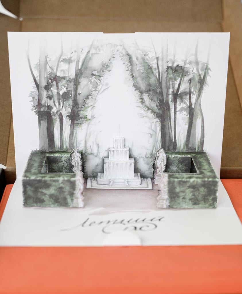 КРАФТОВАЯ ПОДАРОЧНАЯ УПАКОВКА ЛЕТНИЙ САД