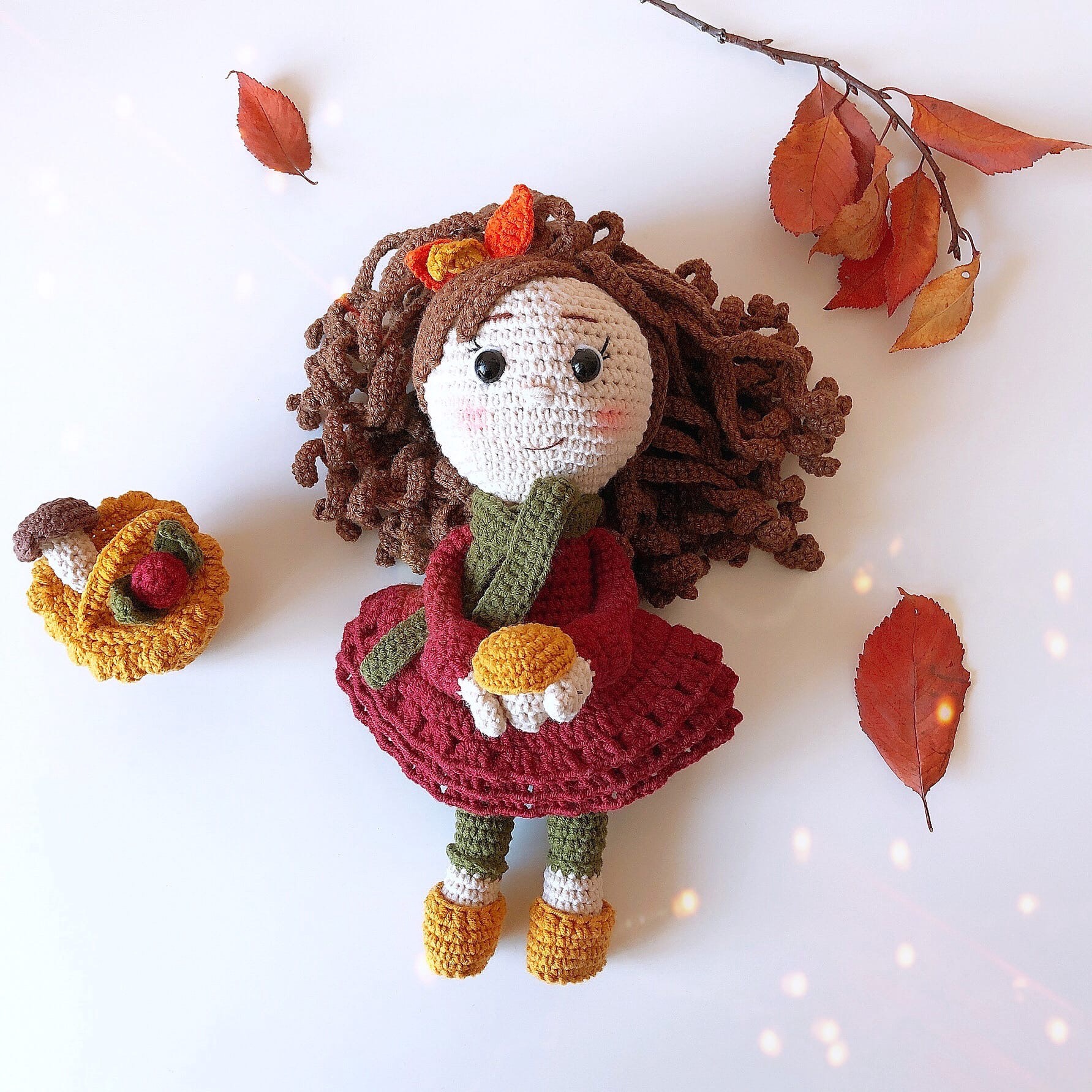 PDF кукла Лесная Девочка