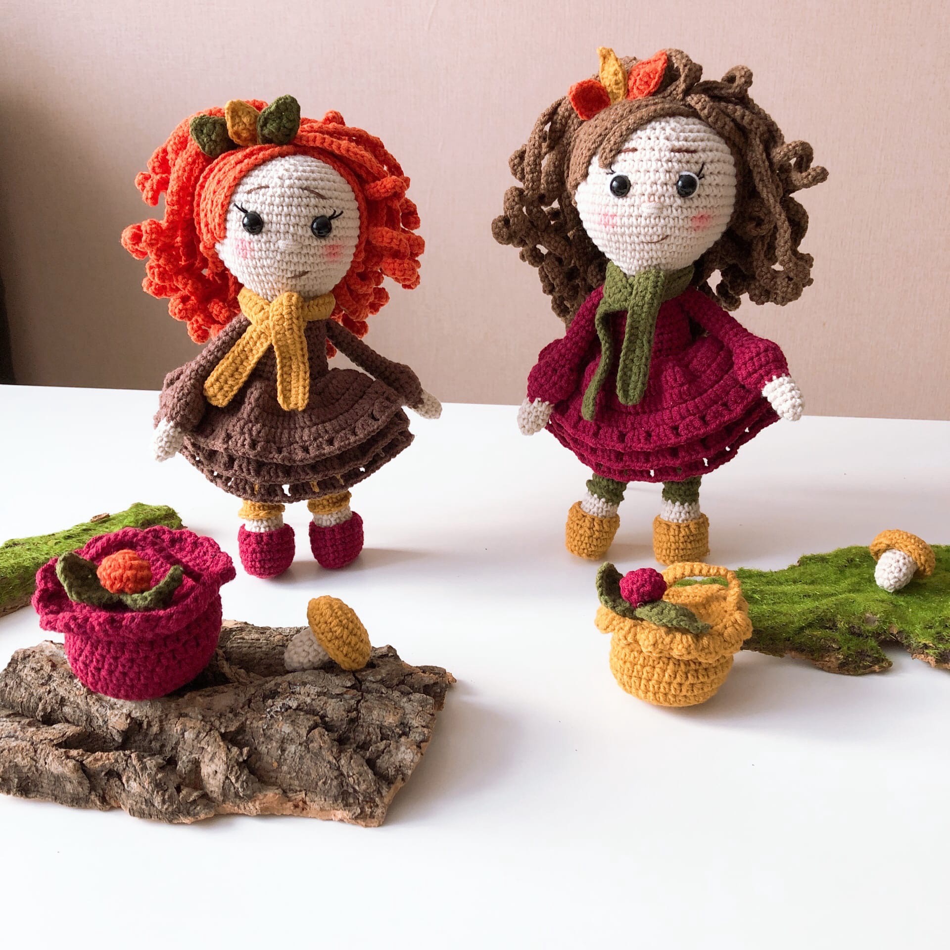 PDF кукла Лесная Девочка