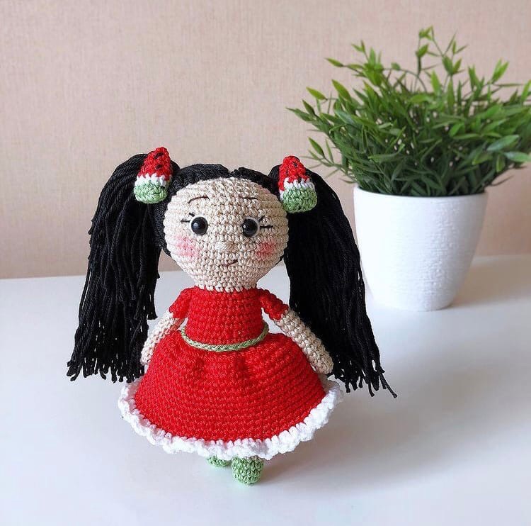 PDF кукла Сестричка Арбузичка