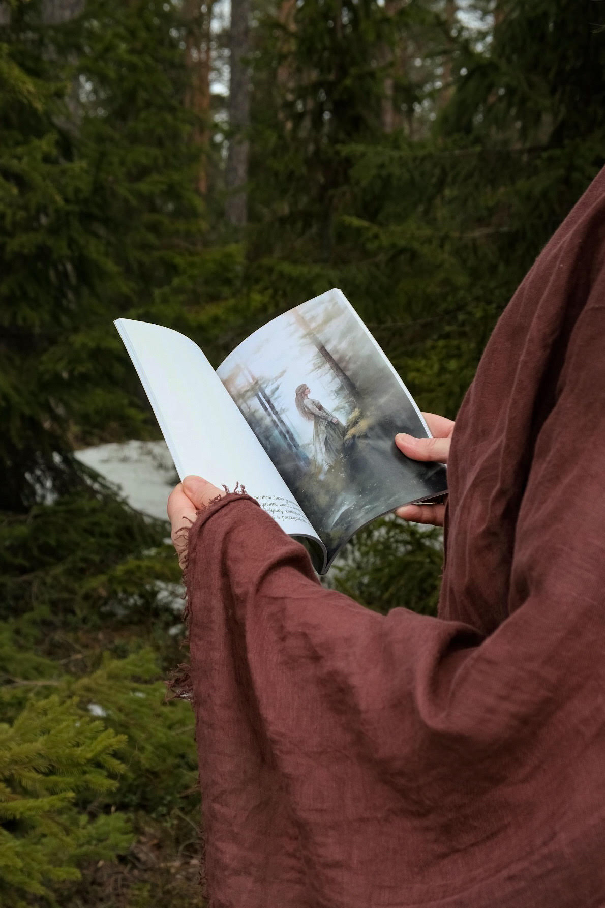 Записная книжка с авторскими иллюстрациями на тему Волшебного леса