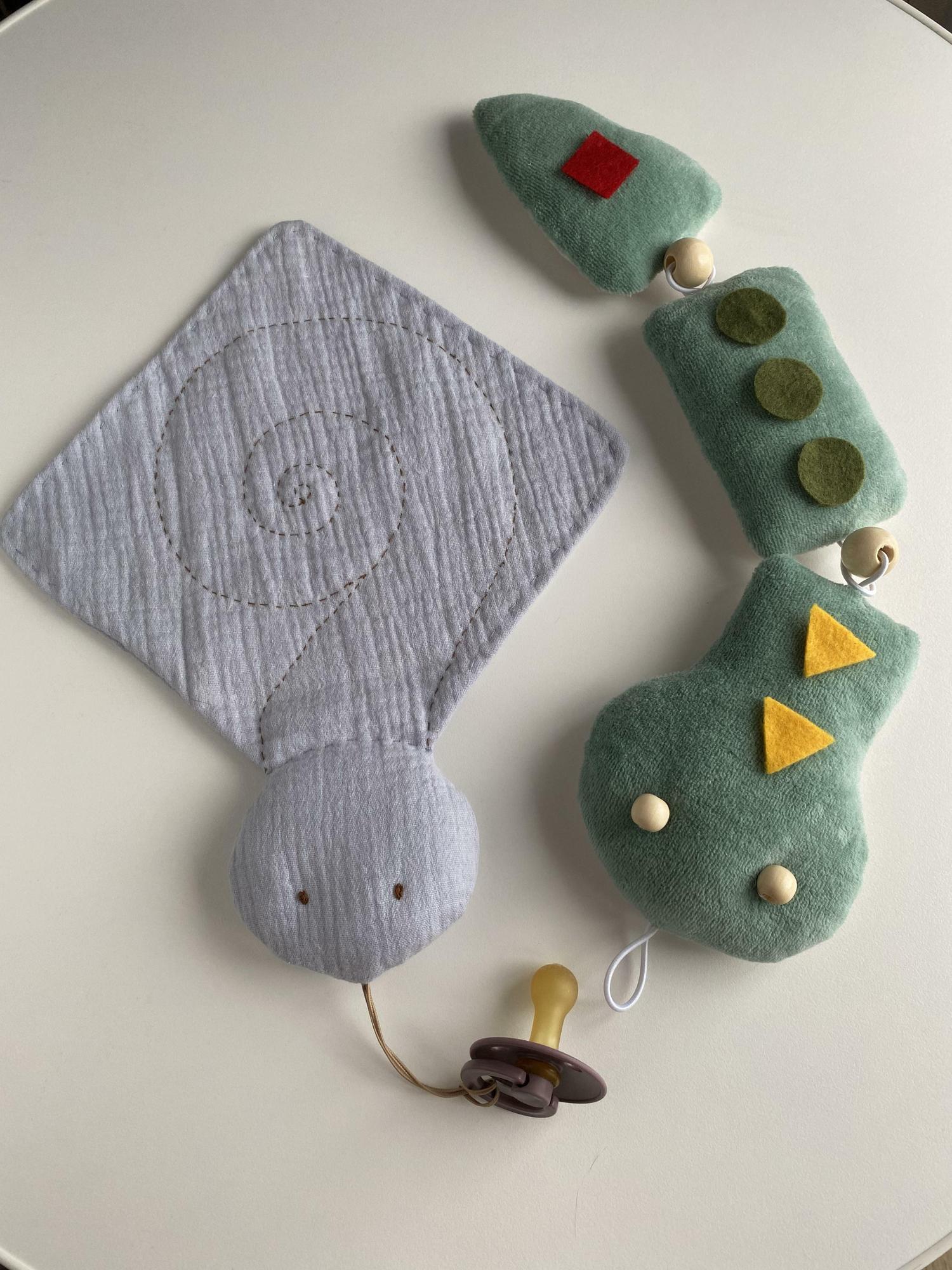 Выкройка Змеек с мастер-классом по пошиву (2 игрушки - комфортер и развивающая)