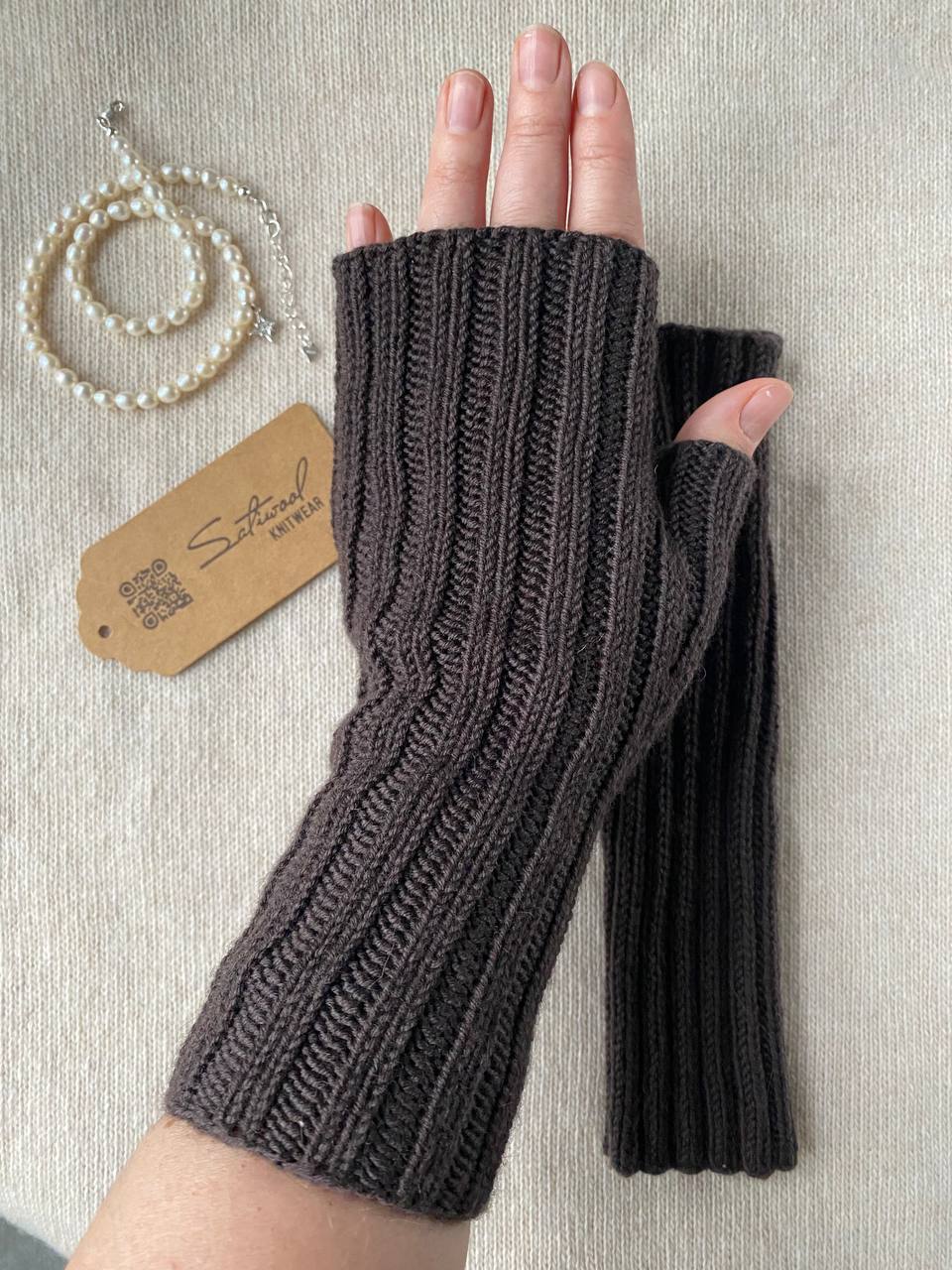 Мастер-класс по митенкам резинкой