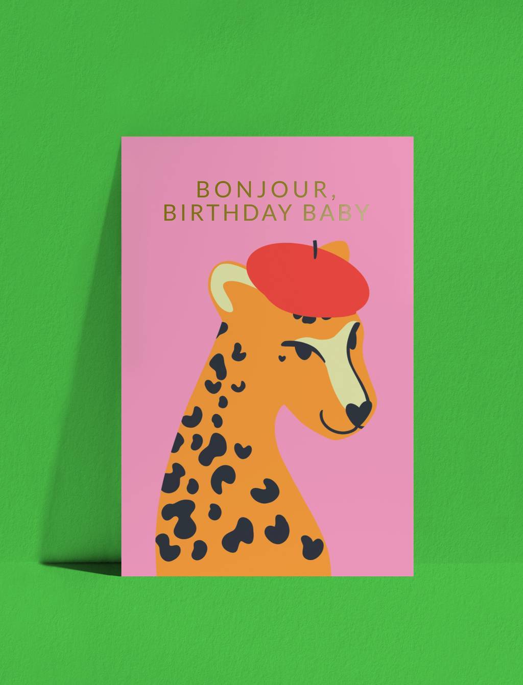 Открытка Bonjour Birthday Girl!