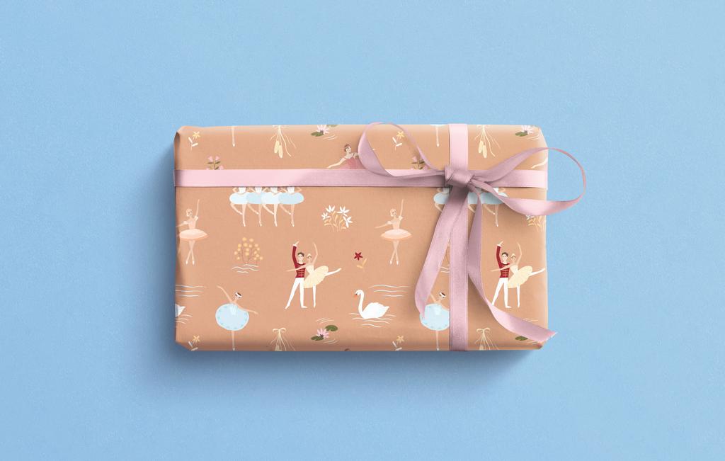 Упаковочная бумага Балет