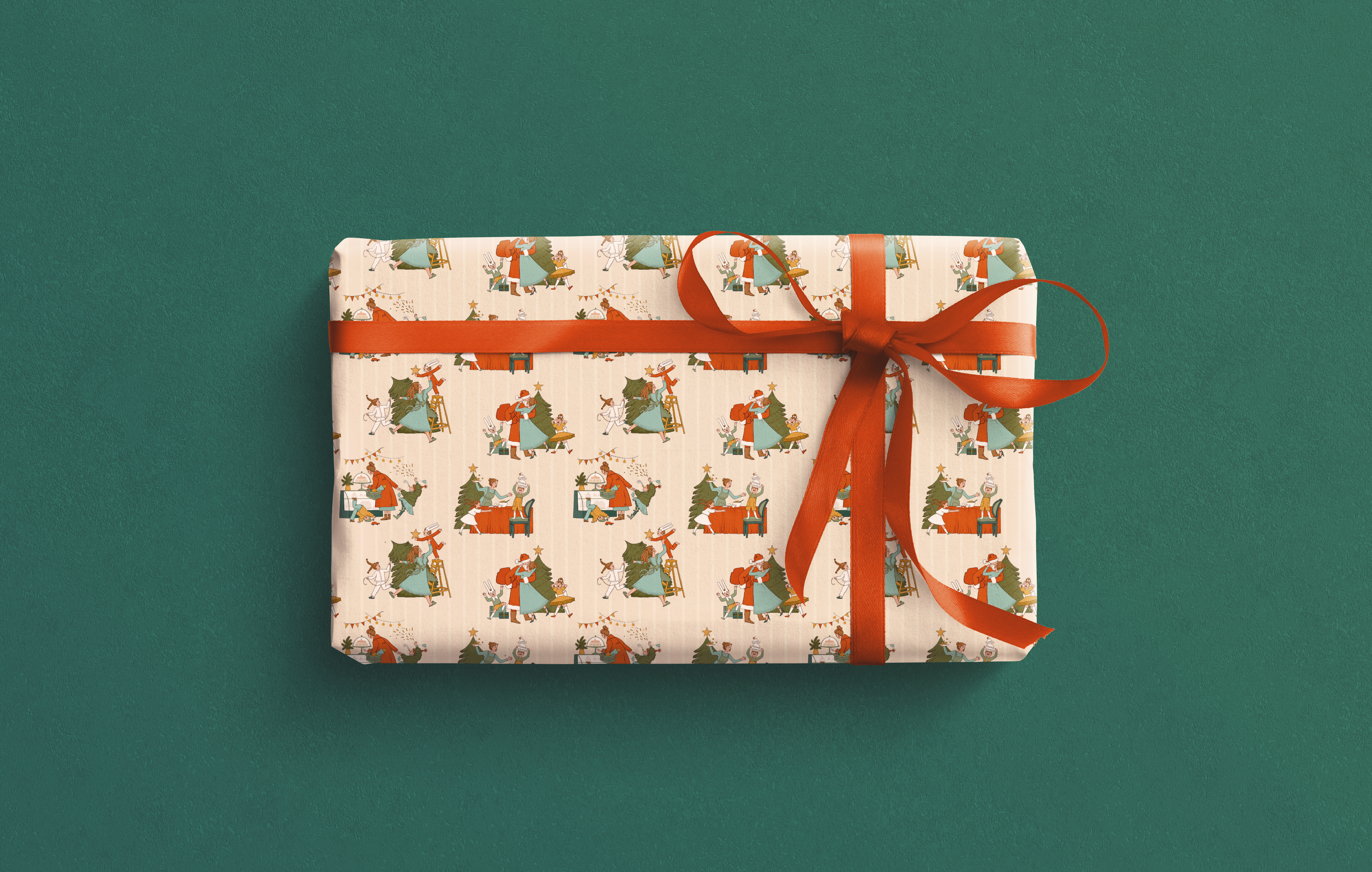 Упаковочная бумага Праздничный переполох